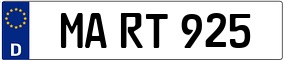 Truck License Plate